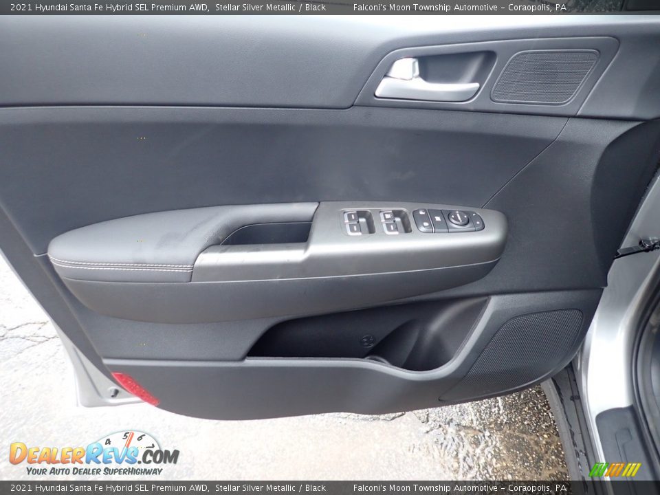 Door Panel of 2021 Hyundai Santa Fe Hybrid SEL Premium AWD Photo #12
