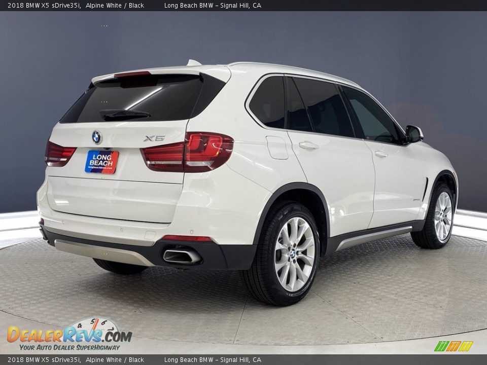 2018 BMW X5 sDrive35i Alpine White / Black Photo #5