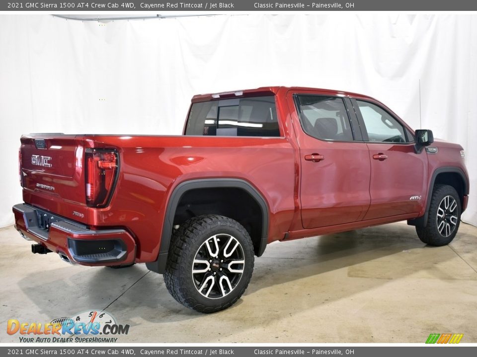 2021 GMC Sierra 1500 AT4 Crew Cab 4WD Cayenne Red Tintcoat / Jet Black Photo #2