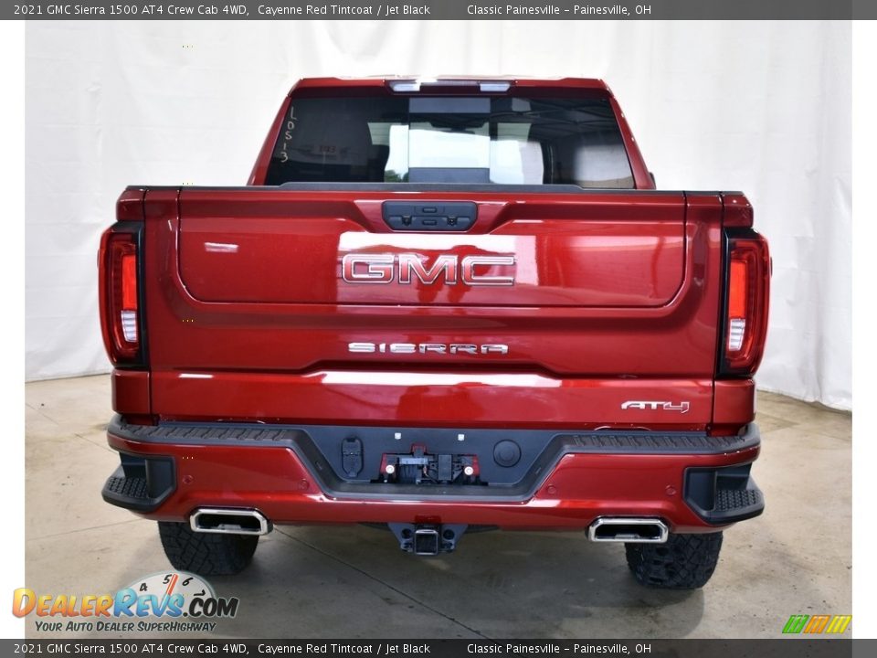 2021 GMC Sierra 1500 AT4 Crew Cab 4WD Cayenne Red Tintcoat / Jet Black Photo #3