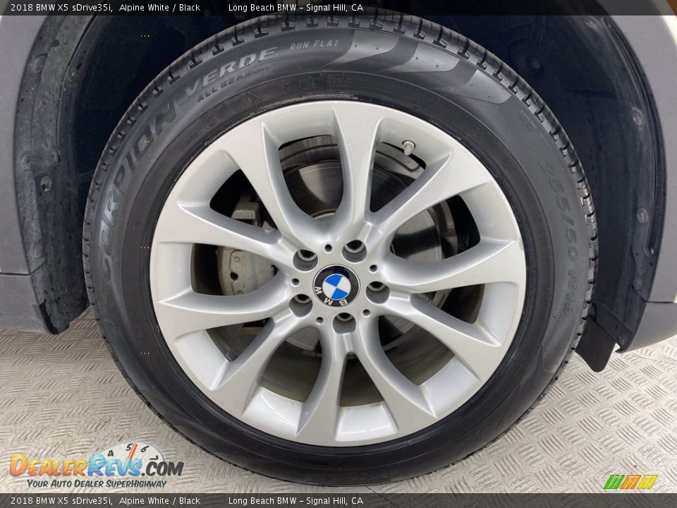 2018 BMW X5 sDrive35i Alpine White / Black Photo #6