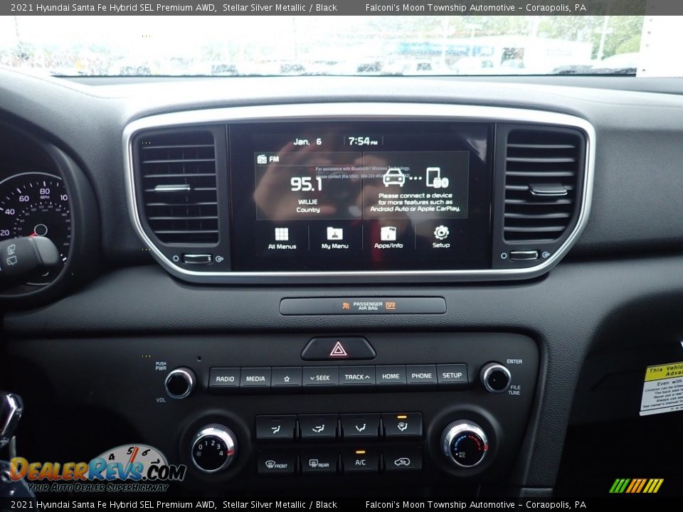 Controls of 2021 Hyundai Santa Fe Hybrid SEL Premium AWD Photo #14