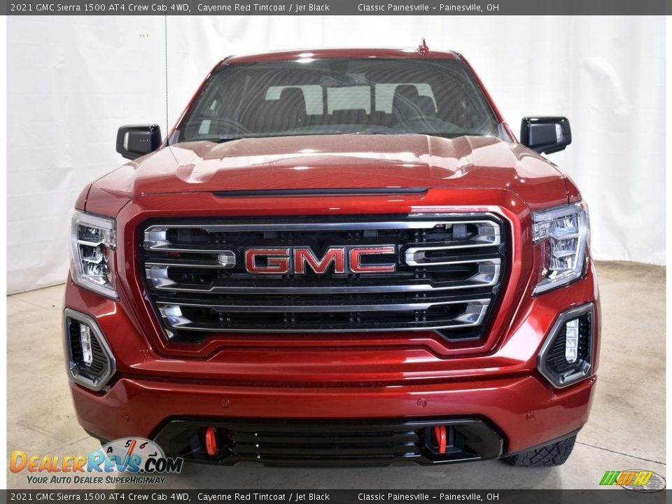 2021 GMC Sierra 1500 AT4 Crew Cab 4WD Cayenne Red Tintcoat / Jet Black Photo #4