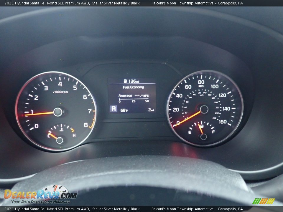 2021 Hyundai Santa Fe Hybrid SEL Premium AWD Gauges Photo #16