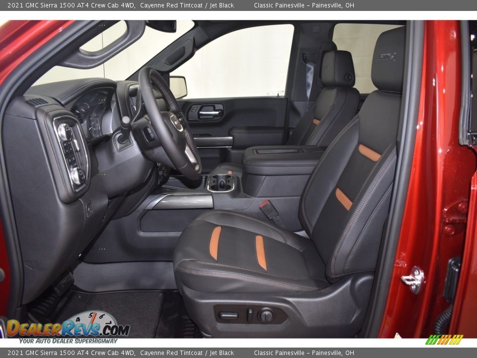 2021 GMC Sierra 1500 AT4 Crew Cab 4WD Cayenne Red Tintcoat / Jet Black Photo #8