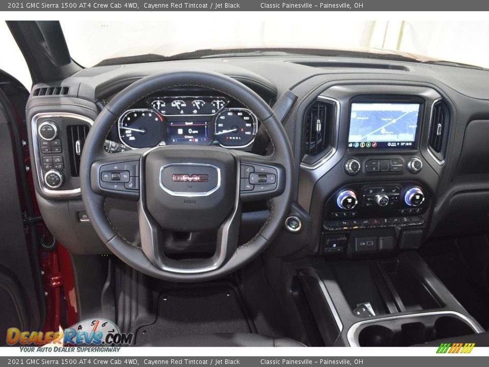 2021 GMC Sierra 1500 AT4 Crew Cab 4WD Cayenne Red Tintcoat / Jet Black Photo #14