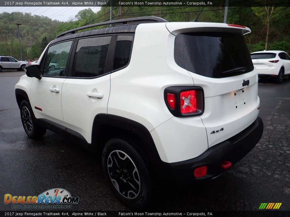 2017 Jeep Renegade Trailhawk 4x4 Alpine White / Black Photo #5