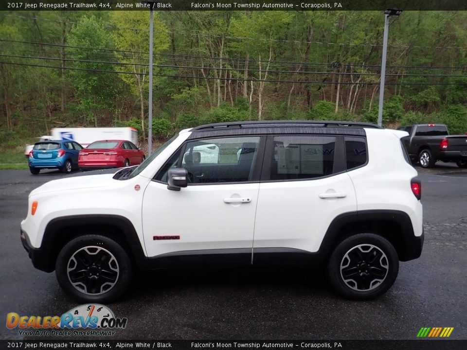 2017 Jeep Renegade Trailhawk 4x4 Alpine White / Black Photo #6