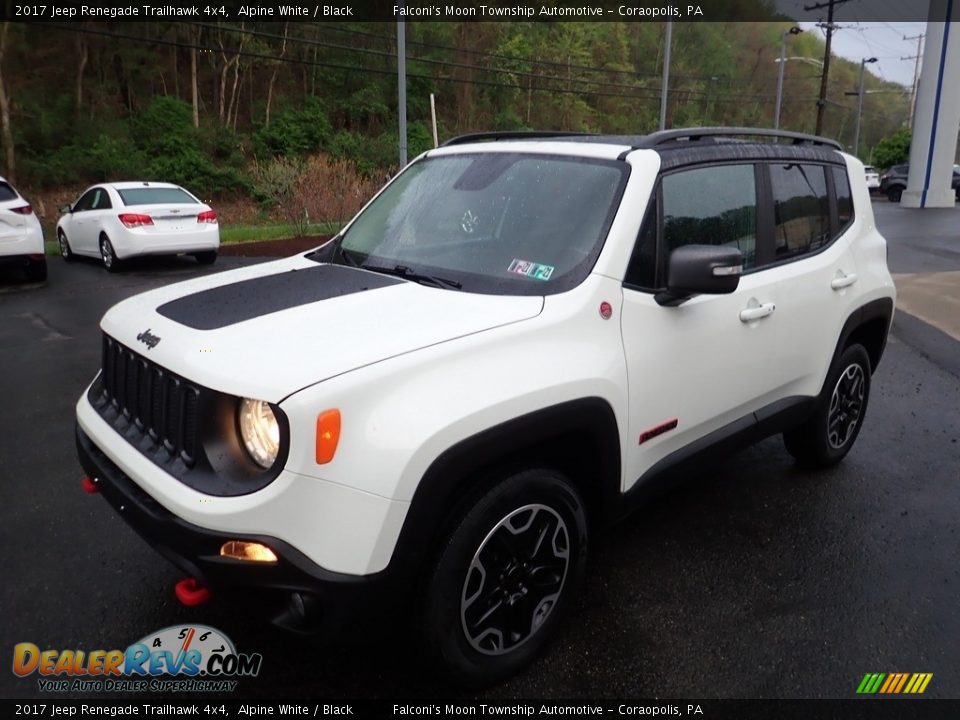 2017 Jeep Renegade Trailhawk 4x4 Alpine White / Black Photo #7