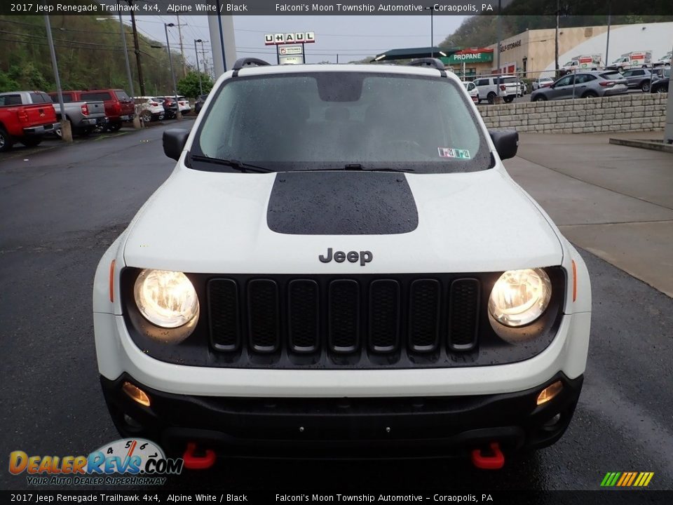 2017 Jeep Renegade Trailhawk 4x4 Alpine White / Black Photo #8