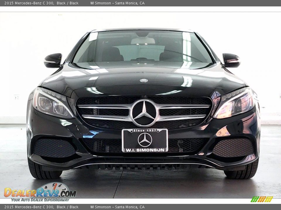 2015 Mercedes-Benz C 300 Black / Black Photo #2