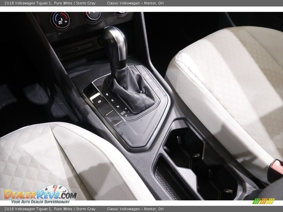 2018 Volkswagen Tiguan S Pure White / Storm Gray Photo #11