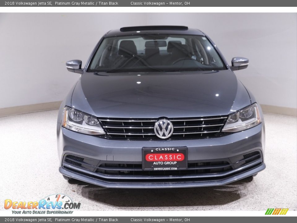 2018 Volkswagen Jetta SE Platinum Gray Metallic / Titan Black Photo #2