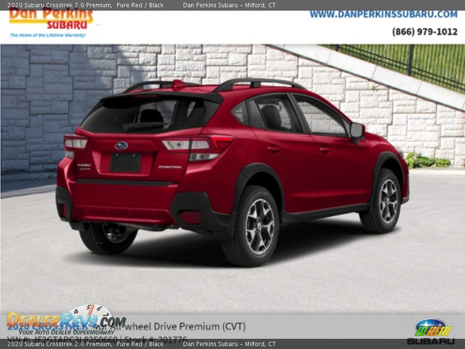 2020 Subaru Crosstrek 2.0 Premium Pure Red / Black Photo #3