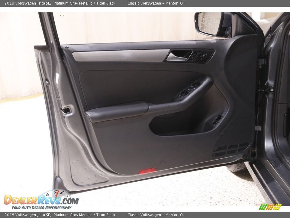 2018 Volkswagen Jetta SE Platinum Gray Metallic / Titan Black Photo #4