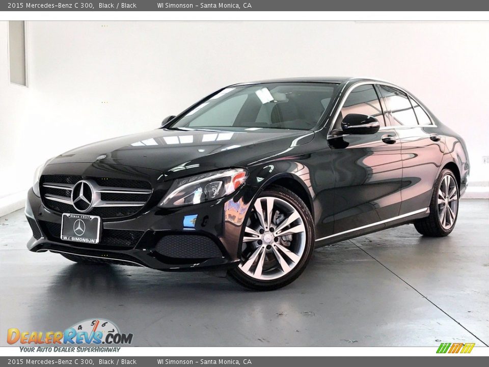 2015 Mercedes-Benz C 300 Black / Black Photo #12