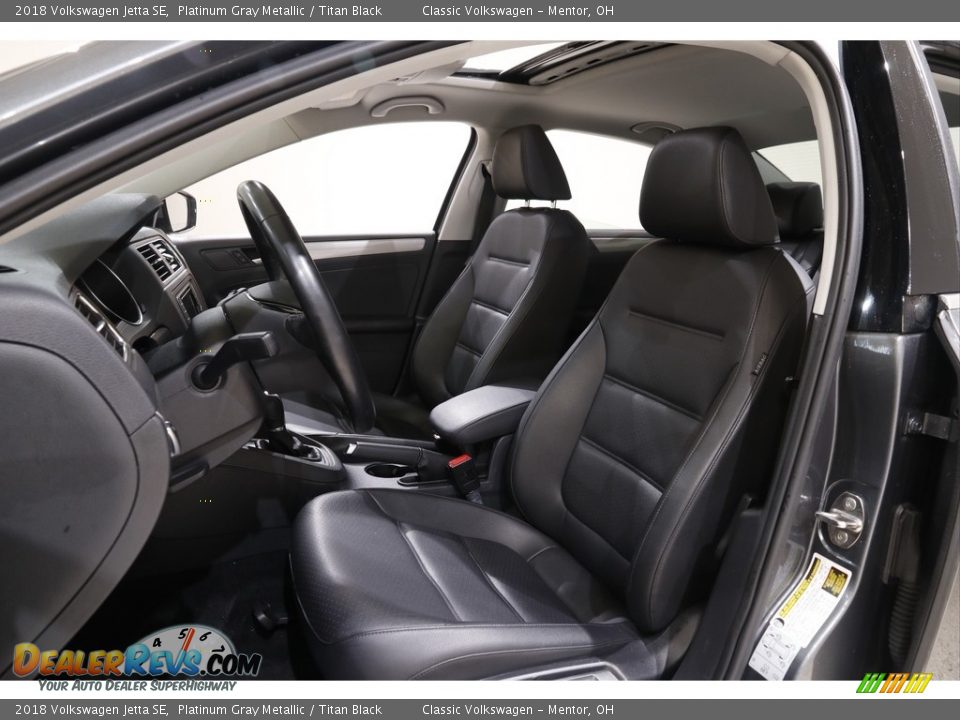 2018 Volkswagen Jetta SE Platinum Gray Metallic / Titan Black Photo #5