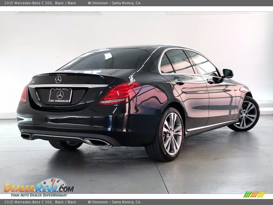 2015 Mercedes-Benz C 300 Black / Black Photo #13