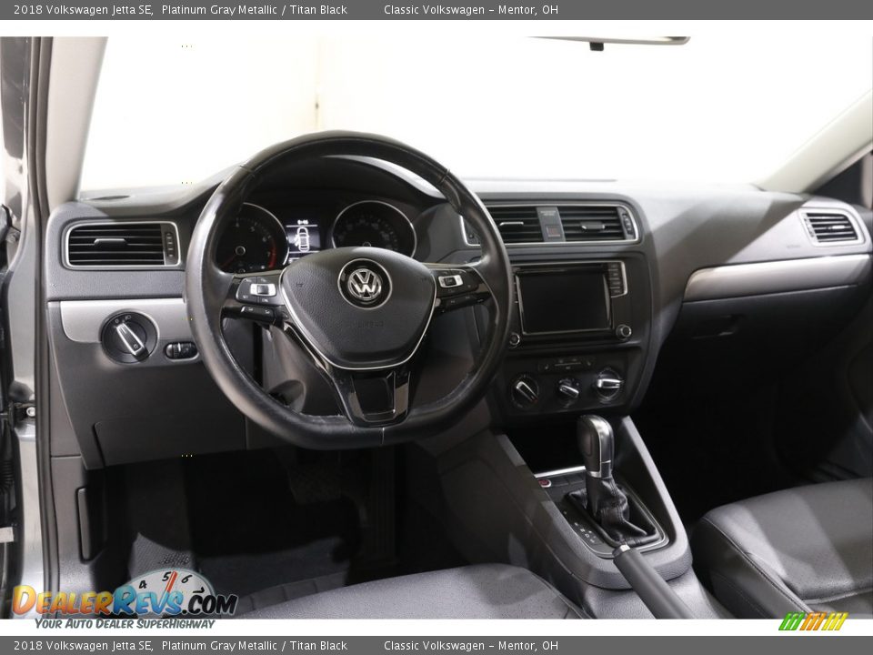 2018 Volkswagen Jetta SE Platinum Gray Metallic / Titan Black Photo #6