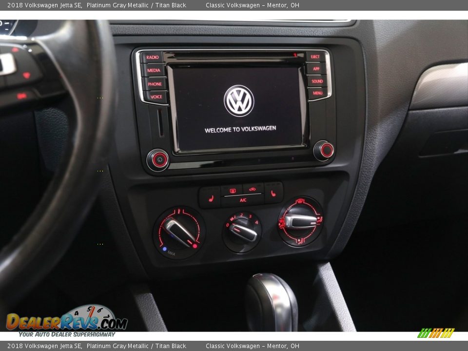 2018 Volkswagen Jetta SE Platinum Gray Metallic / Titan Black Photo #9