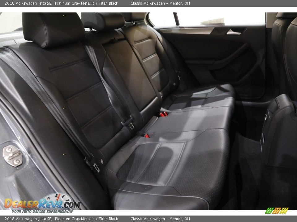 2018 Volkswagen Jetta SE Platinum Gray Metallic / Titan Black Photo #14