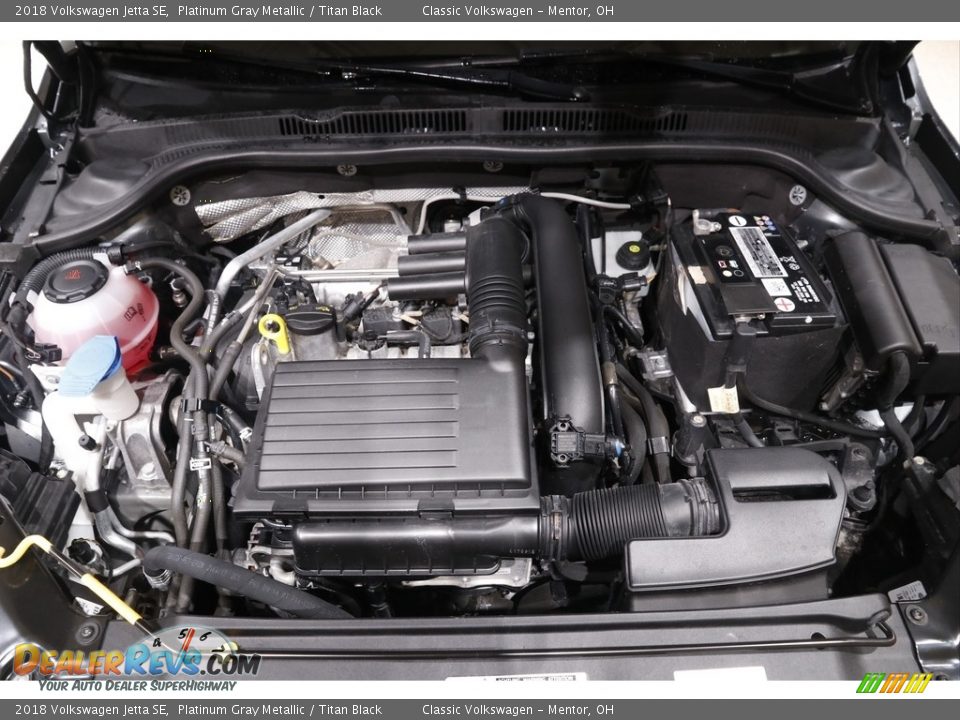 2018 Volkswagen Jetta SE Platinum Gray Metallic / Titan Black Photo #17
