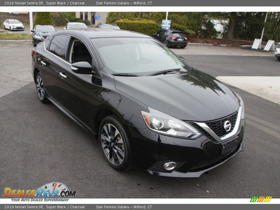 2019 Nissan Sentra SR Super Black / Charcoal Photo #3