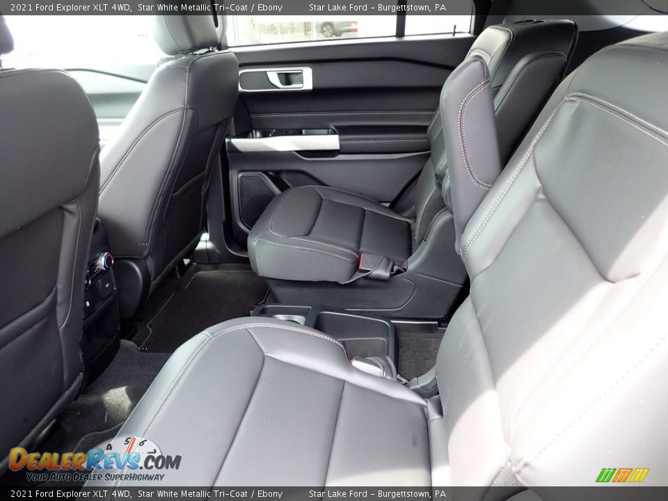 2021 Ford Explorer XLT 4WD Star White Metallic Tri-Coat / Ebony Photo #11