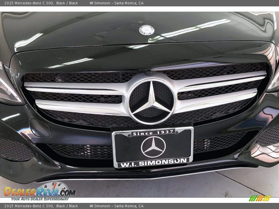 2015 Mercedes-Benz C 300 Black / Black Photo #29