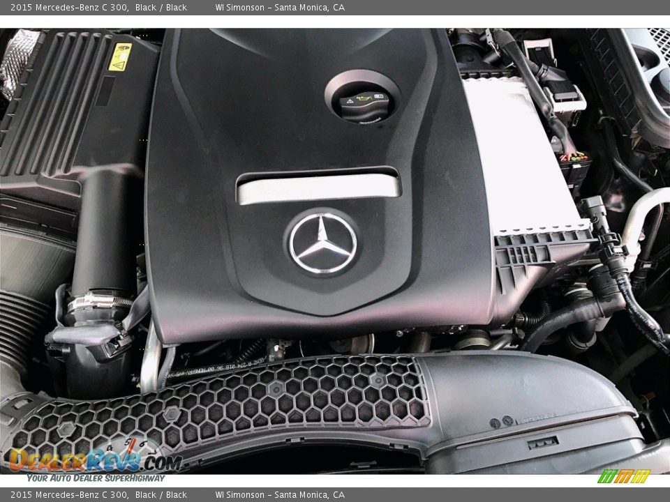 2015 Mercedes-Benz C 300 Black / Black Photo #31