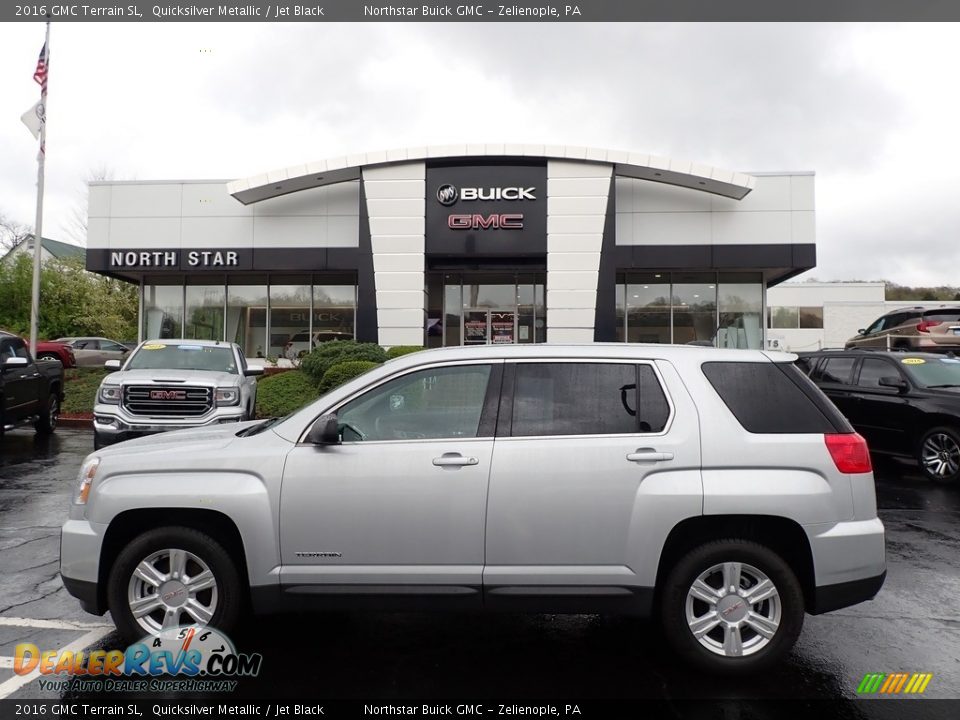 2016 GMC Terrain SL Quicksilver Metallic / Jet Black Photo #13