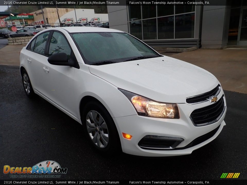 2016 Chevrolet Cruze Limited LS Summit White / Jet Black/Medium Titanium Photo #9