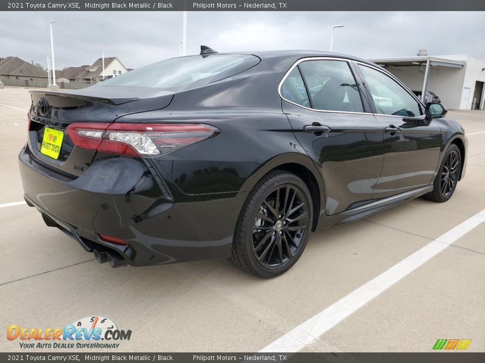 2021 Toyota Camry XSE Midnight Black Metallic / Black Photo #3