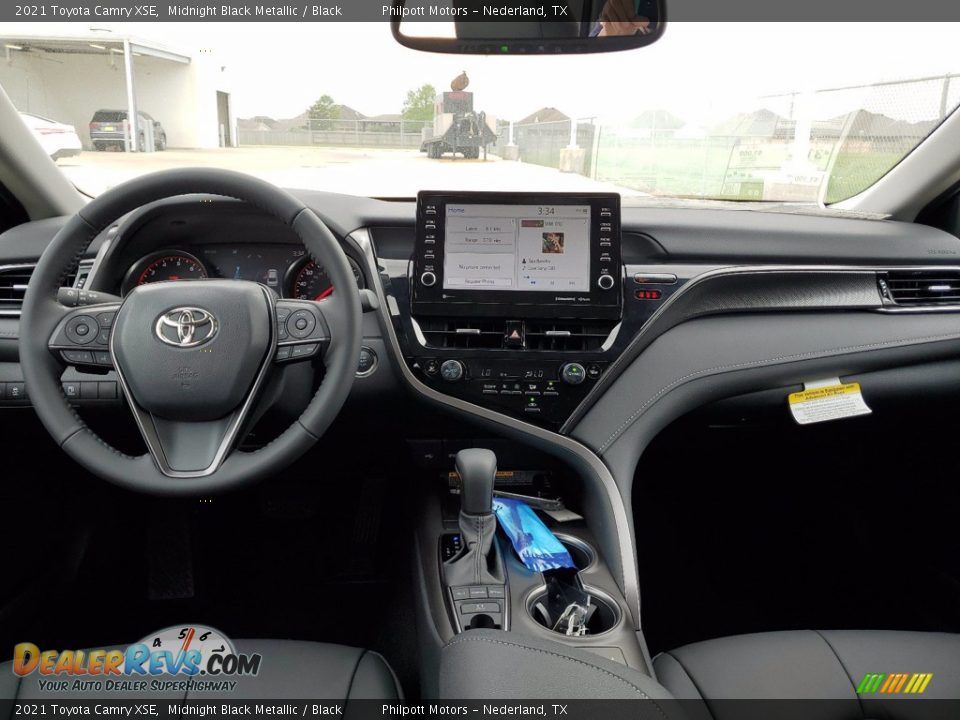 2021 Toyota Camry XSE Midnight Black Metallic / Black Photo #5