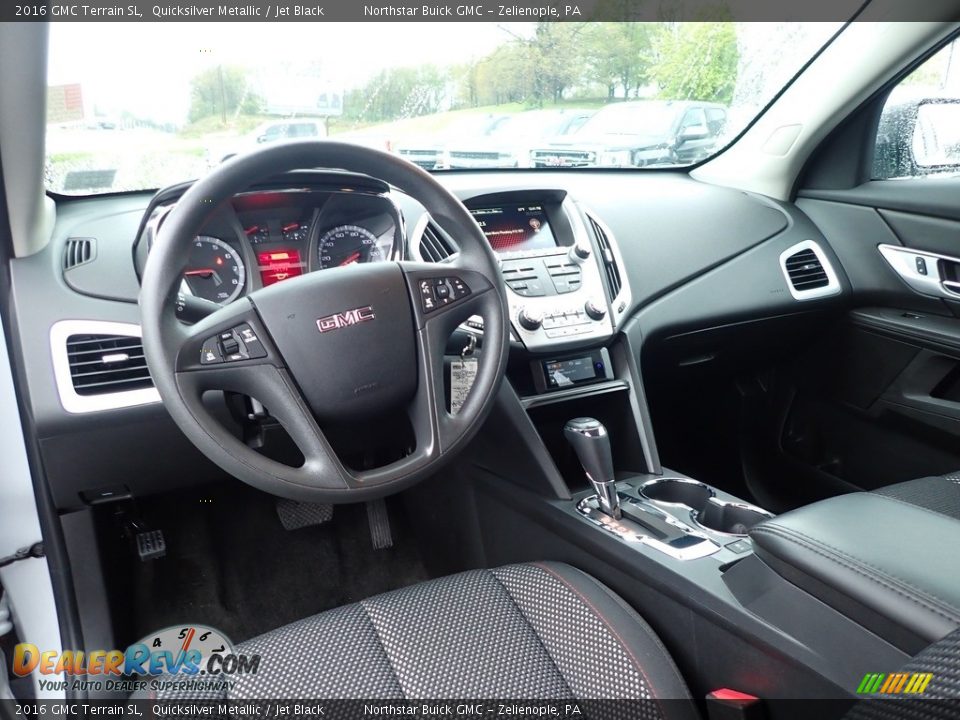 Jet Black Interior - 2016 GMC Terrain SL Photo #18