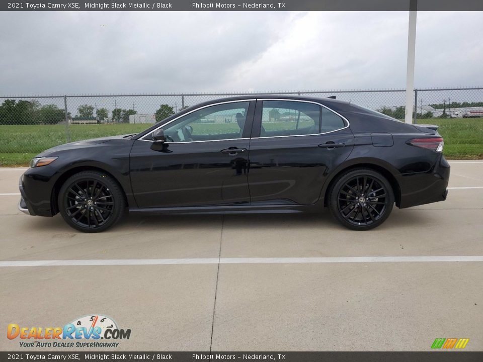2021 Toyota Camry XSE Midnight Black Metallic / Black Photo #7