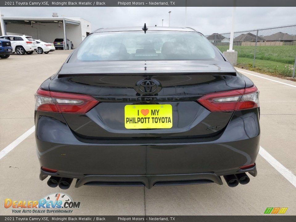 2021 Toyota Camry XSE Midnight Black Metallic / Black Photo #8