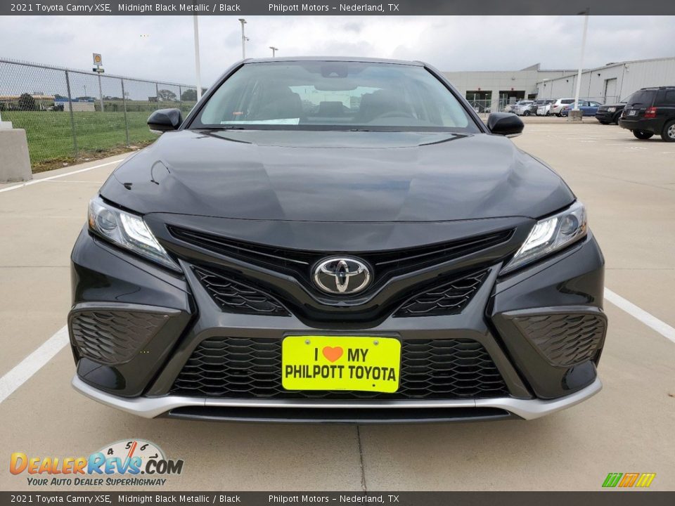 2021 Toyota Camry XSE Midnight Black Metallic / Black Photo #9