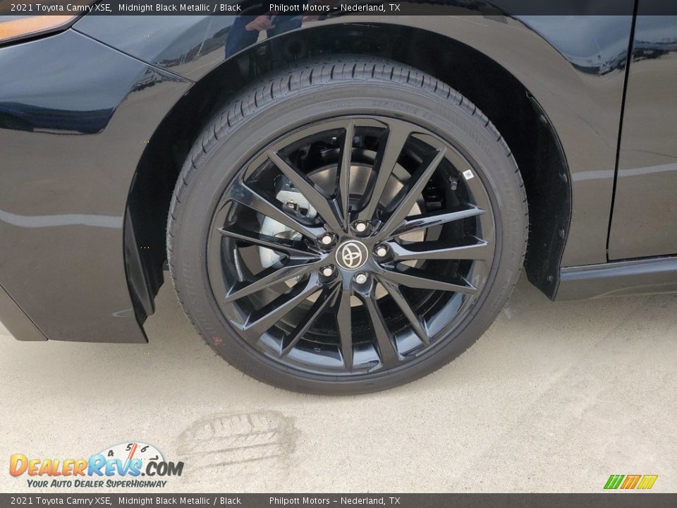 2021 Toyota Camry XSE Midnight Black Metallic / Black Photo #10