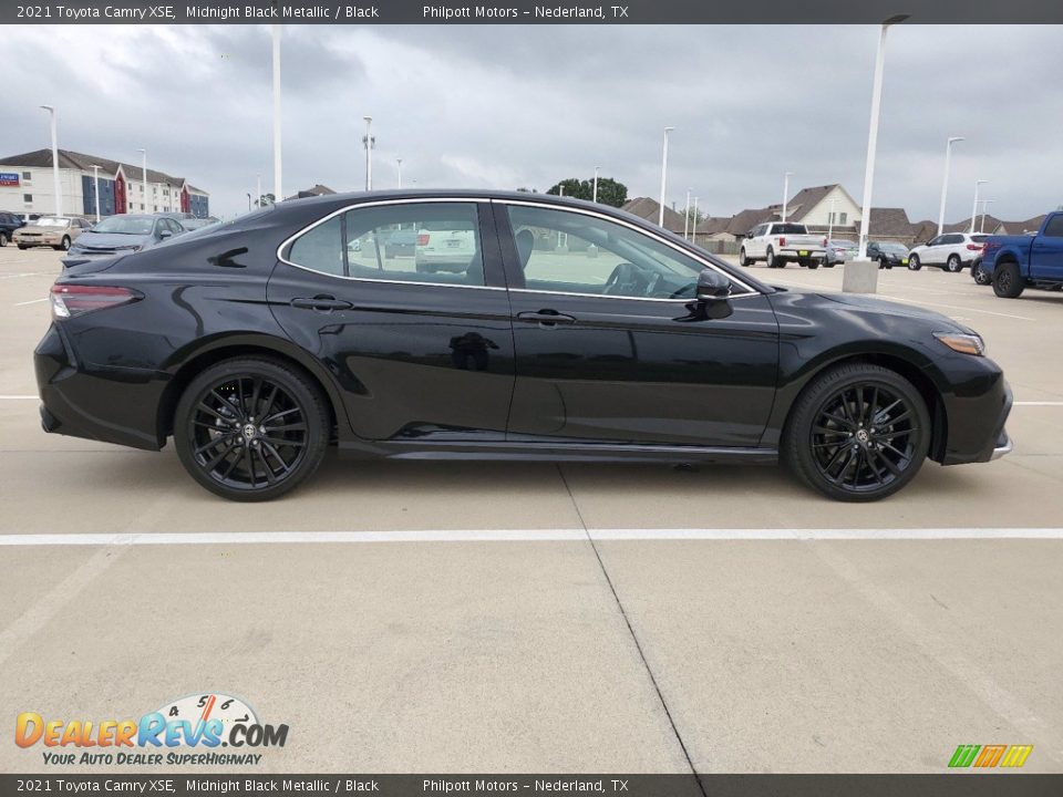 2021 Toyota Camry XSE Midnight Black Metallic / Black Photo #12
