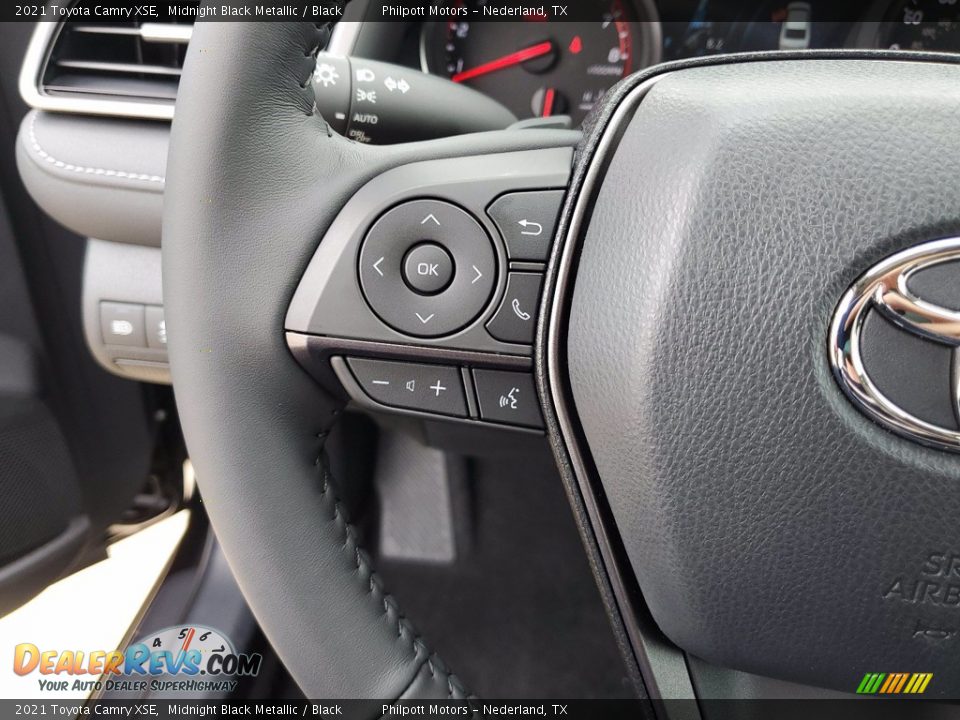 2021 Toyota Camry XSE Midnight Black Metallic / Black Photo #16