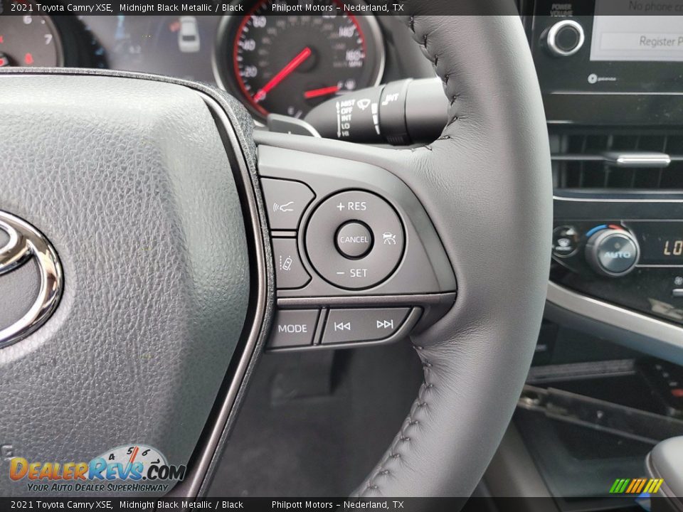 2021 Toyota Camry XSE Midnight Black Metallic / Black Photo #17