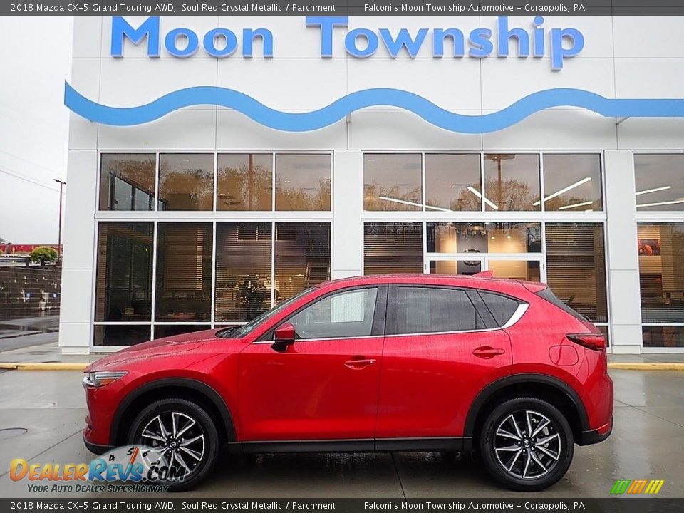 2018 Mazda CX-5 Grand Touring AWD Soul Red Crystal Metallic / Parchment Photo #1