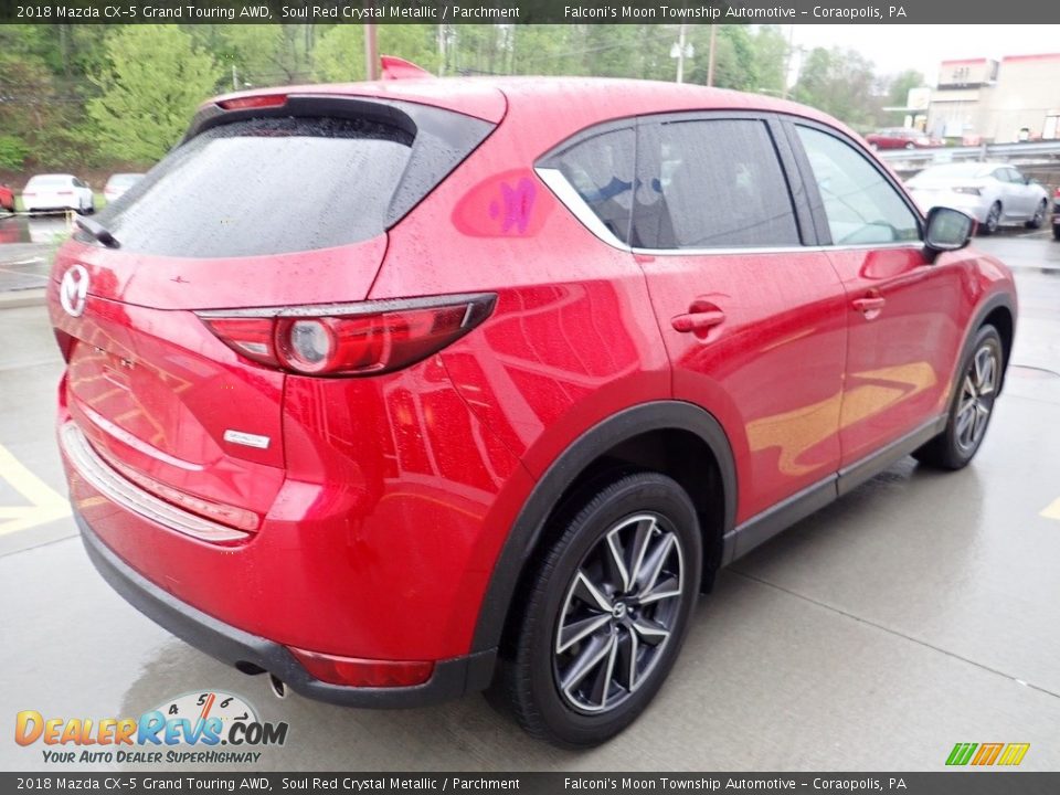 2018 Mazda CX-5 Grand Touring AWD Soul Red Crystal Metallic / Parchment Photo #5