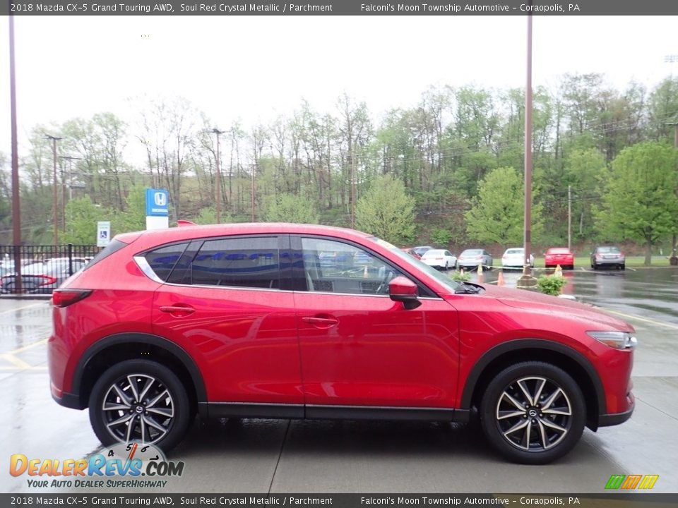 2018 Mazda CX-5 Grand Touring AWD Soul Red Crystal Metallic / Parchment Photo #6
