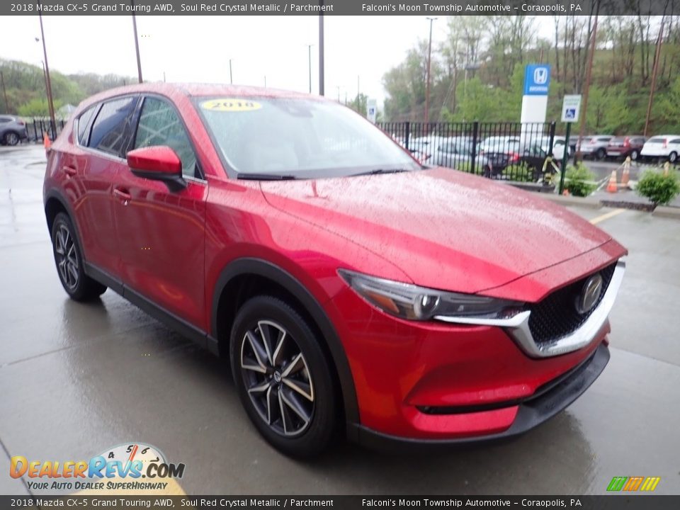 2018 Mazda CX-5 Grand Touring AWD Soul Red Crystal Metallic / Parchment Photo #7