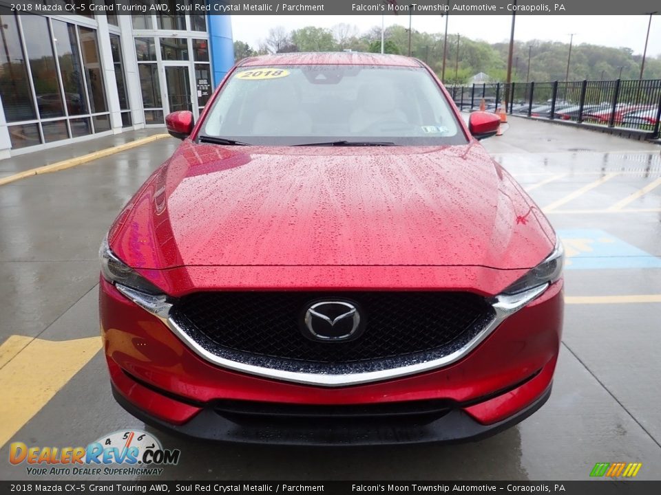 2018 Mazda CX-5 Grand Touring AWD Soul Red Crystal Metallic / Parchment Photo #8