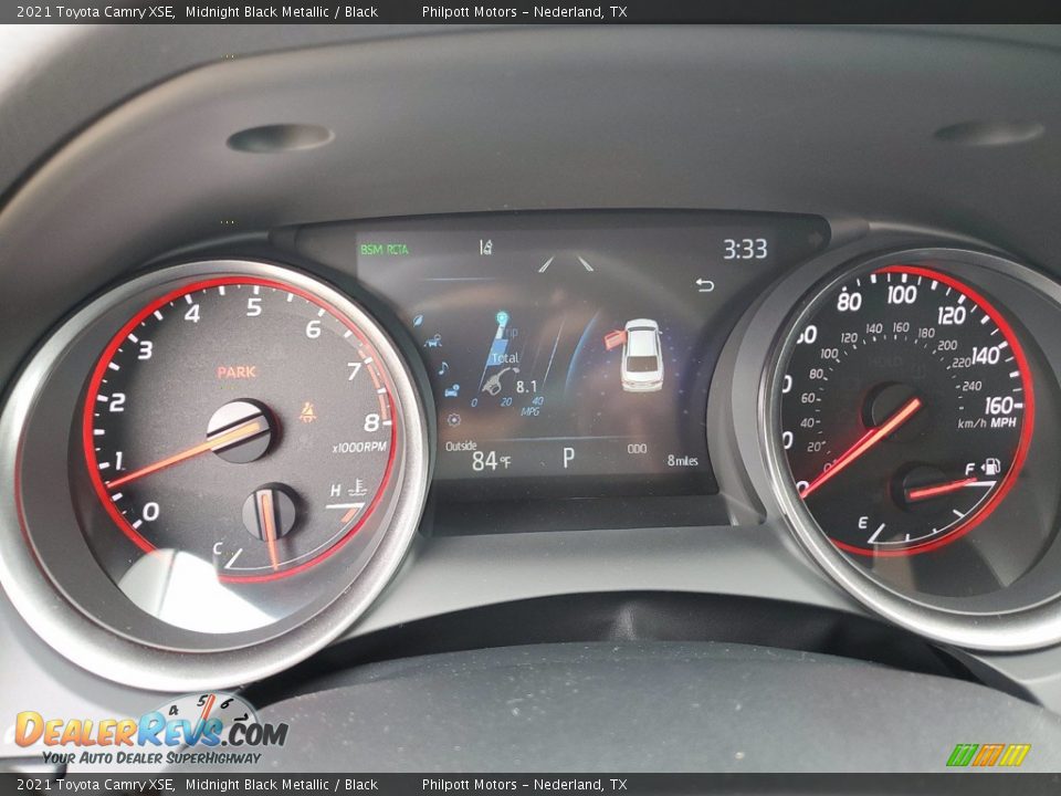 2021 Toyota Camry XSE Midnight Black Metallic / Black Photo #24