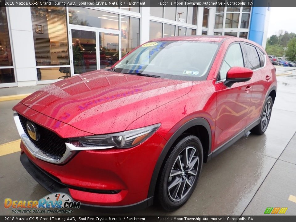 2018 Mazda CX-5 Grand Touring AWD Soul Red Crystal Metallic / Parchment Photo #9