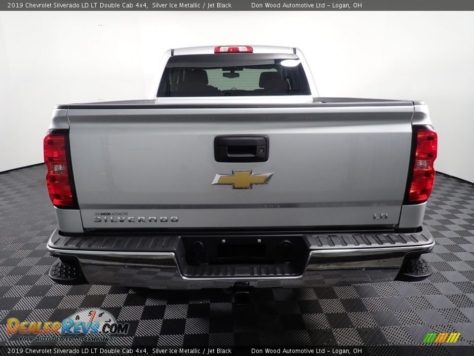 2019 Chevrolet Silverado LD LT Double Cab 4x4 Silver Ice Metallic / Jet Black Photo #11
